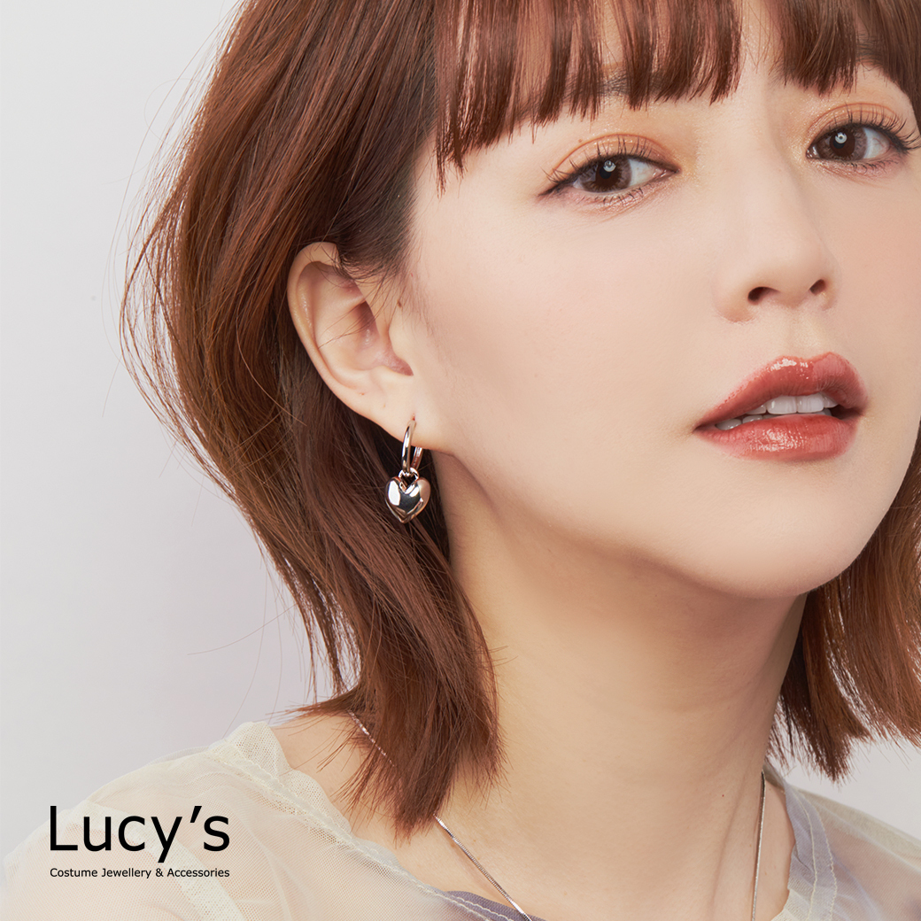 心動 易扣耳環 (二色) (123548/123549)