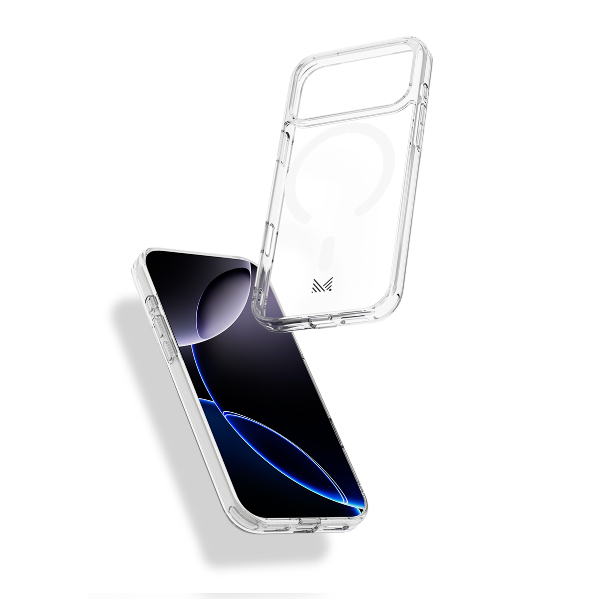 for iPhone 17 | ESSENTIALS｜ Magnetic Charging Compatible Shockproof Hybrid Case - Transparent