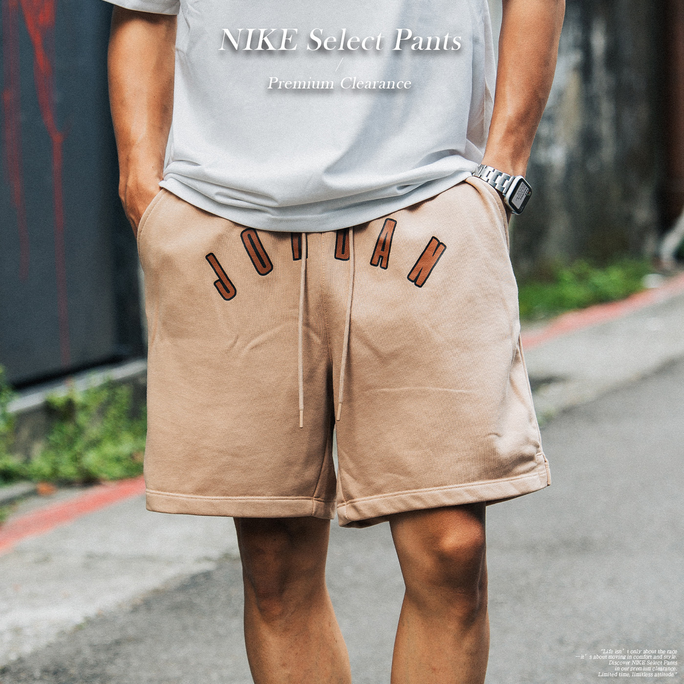 NIKE JORDAN 夏季 休閒 舒適 透氣 五分褲【FQ1878-200】