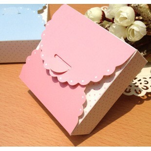 【台灣現貨速發】粉 / 藍波點喜糖盒 巧克力盒 手工皂盒 餅乾小西点包装盒