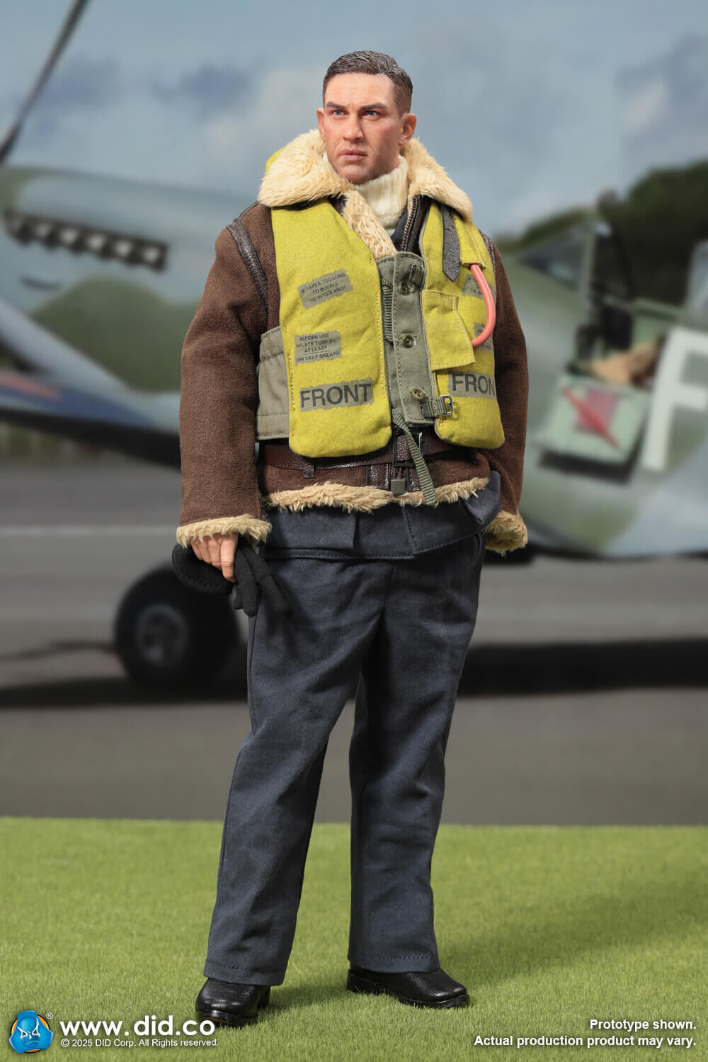 [訂金] DID 香港本地包郵 K80187 1/6 WWII British Pilot Squadron Leader – Tom