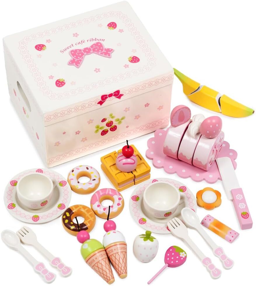 Mother Garden 家家酒 下午茶 幸福時光《絲帶款 奶油白》