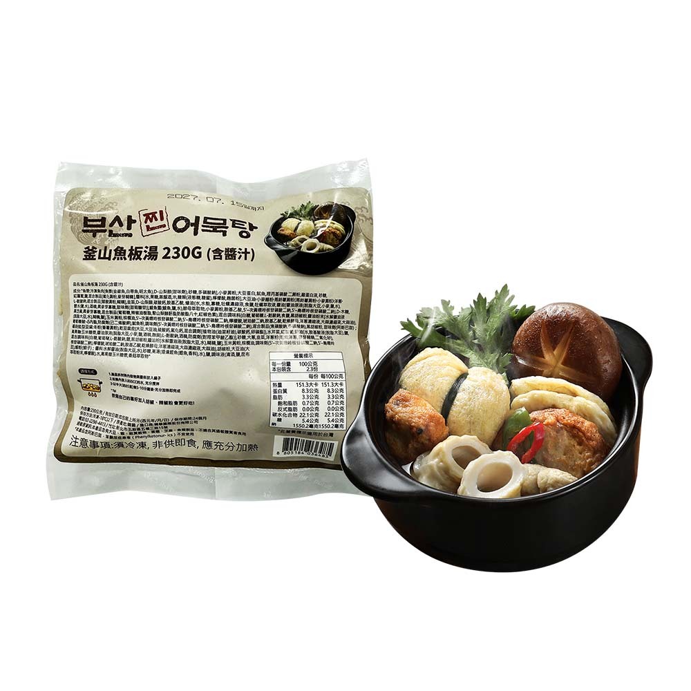 【BK SHOP】釜山魚板湯 230G (含醬汁)