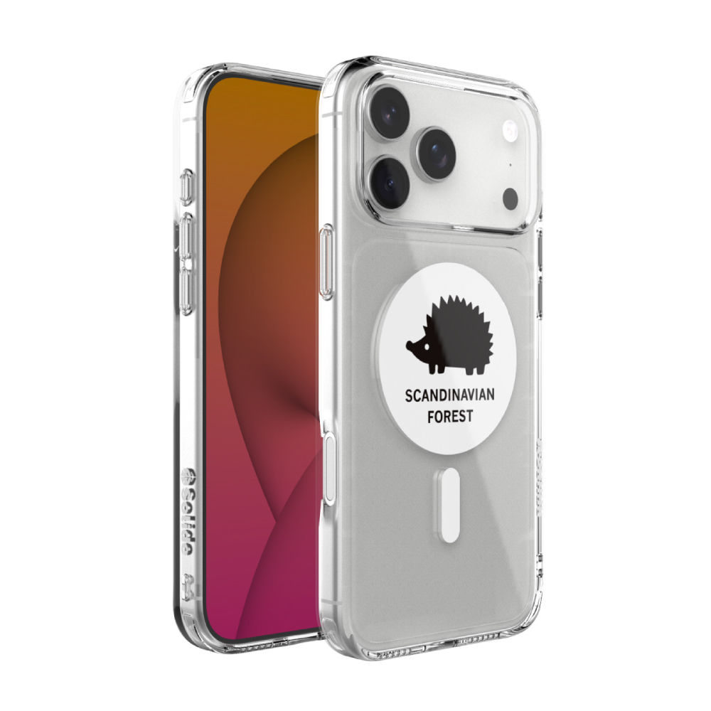 SOLiDE 北歐小刺蝟正版授權磁吸保護殼 for iPhone 17