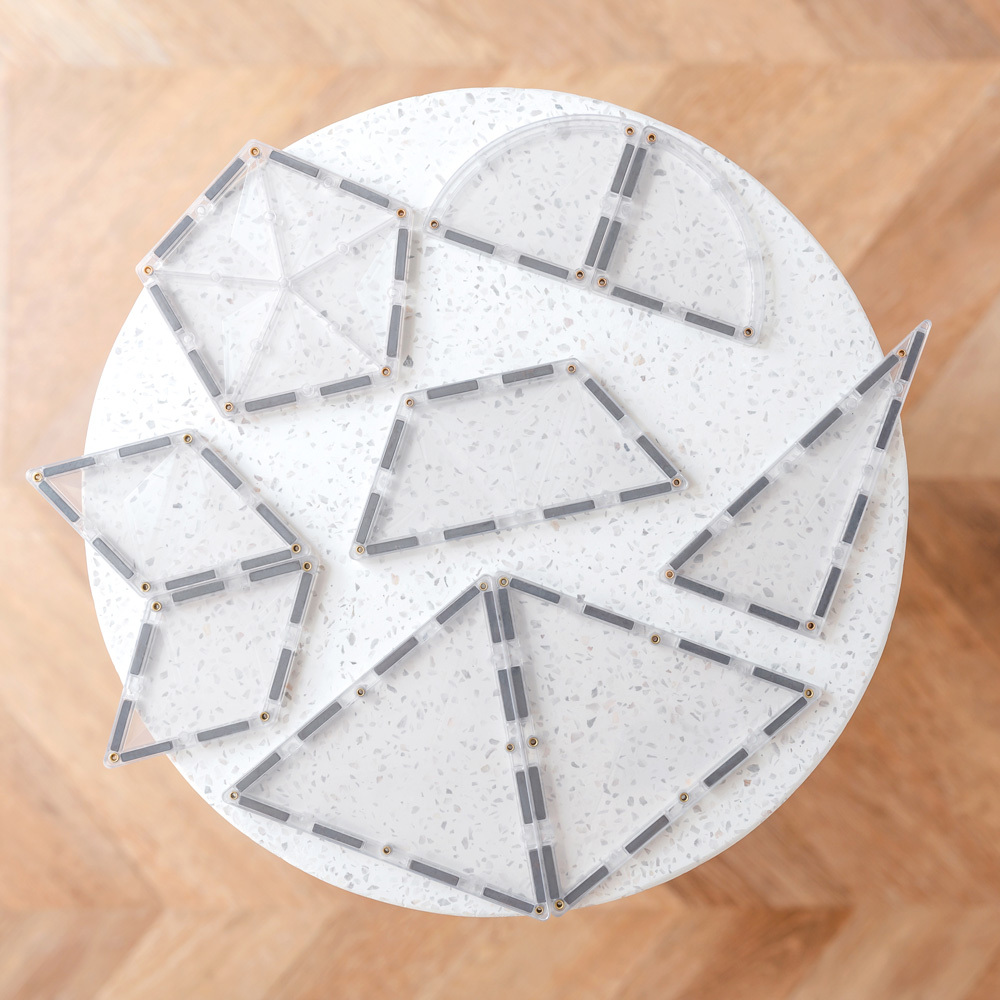 澳洲Connetix透明磁力積木-形狀擴充組(24pc)