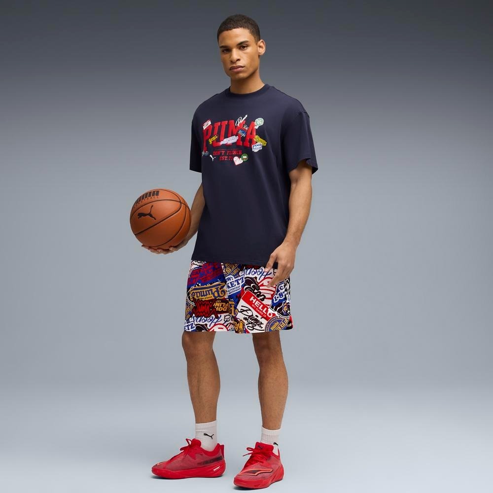 PUMA 短T 籃球系列 HOOPER 深藍 熱線 短袖 T恤 男 63283601