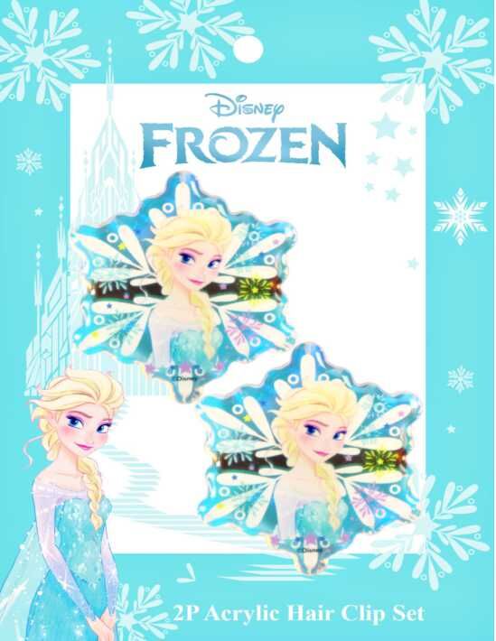 迪士尼魔雪奇緣 - 兒童髮飾 幻彩髮夾|Elsa