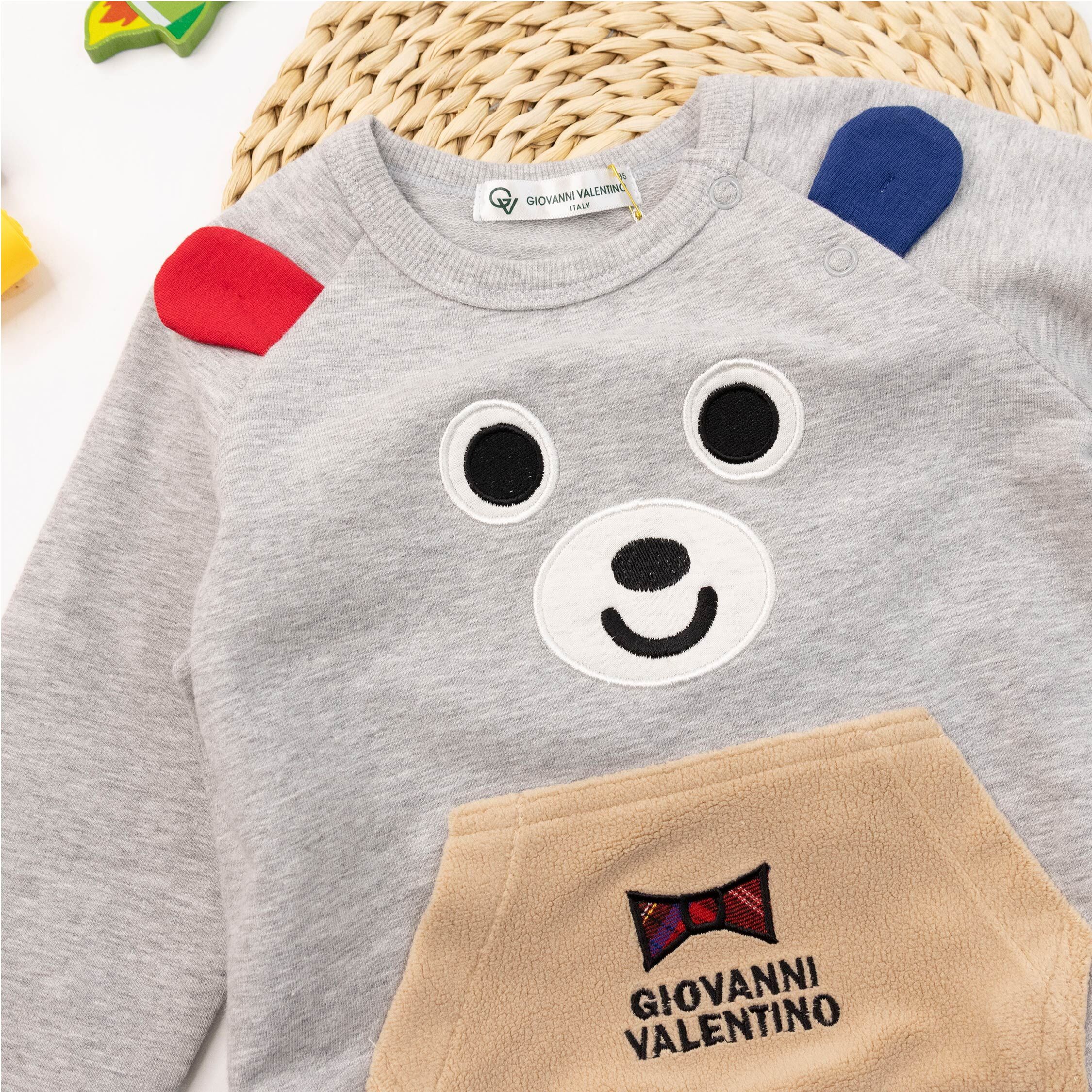 范侖鐵諾【52511】童趣小熊造型立體耳朵舒適上衣＊二色