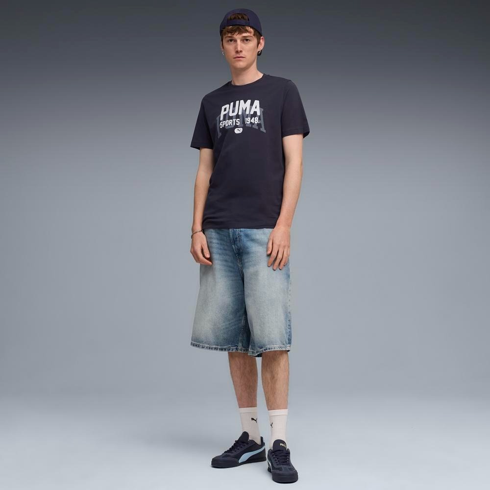 PUMA 短T 基本系列 VARSITY 藏藍 短袖 T恤 男 68803516