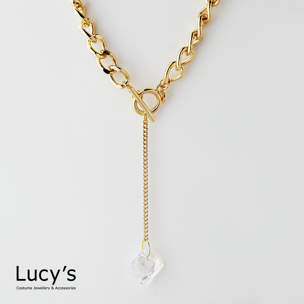 時光之軸 T扣項鍊 (二色) (125010/125011)