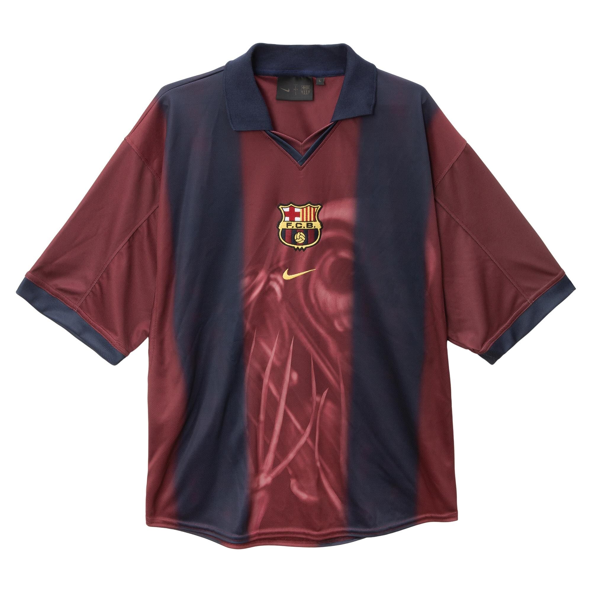 CJ X NIKE X FC BARCELONA RETRO 2000/01 HOME SKELETON JERSEY 球衣