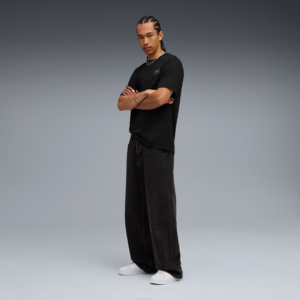 PUMA 短T 基本系列 GRID 黑藍 短袖 T恤 男 68803901