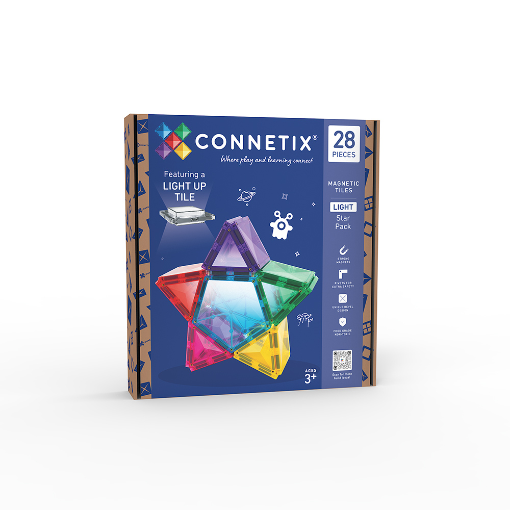 澳洲Connetix繽紛磁力積木-星光閃閃組(28pc)