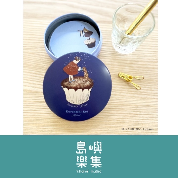 Kurahashirei罐裝便條紙（海軍藍）