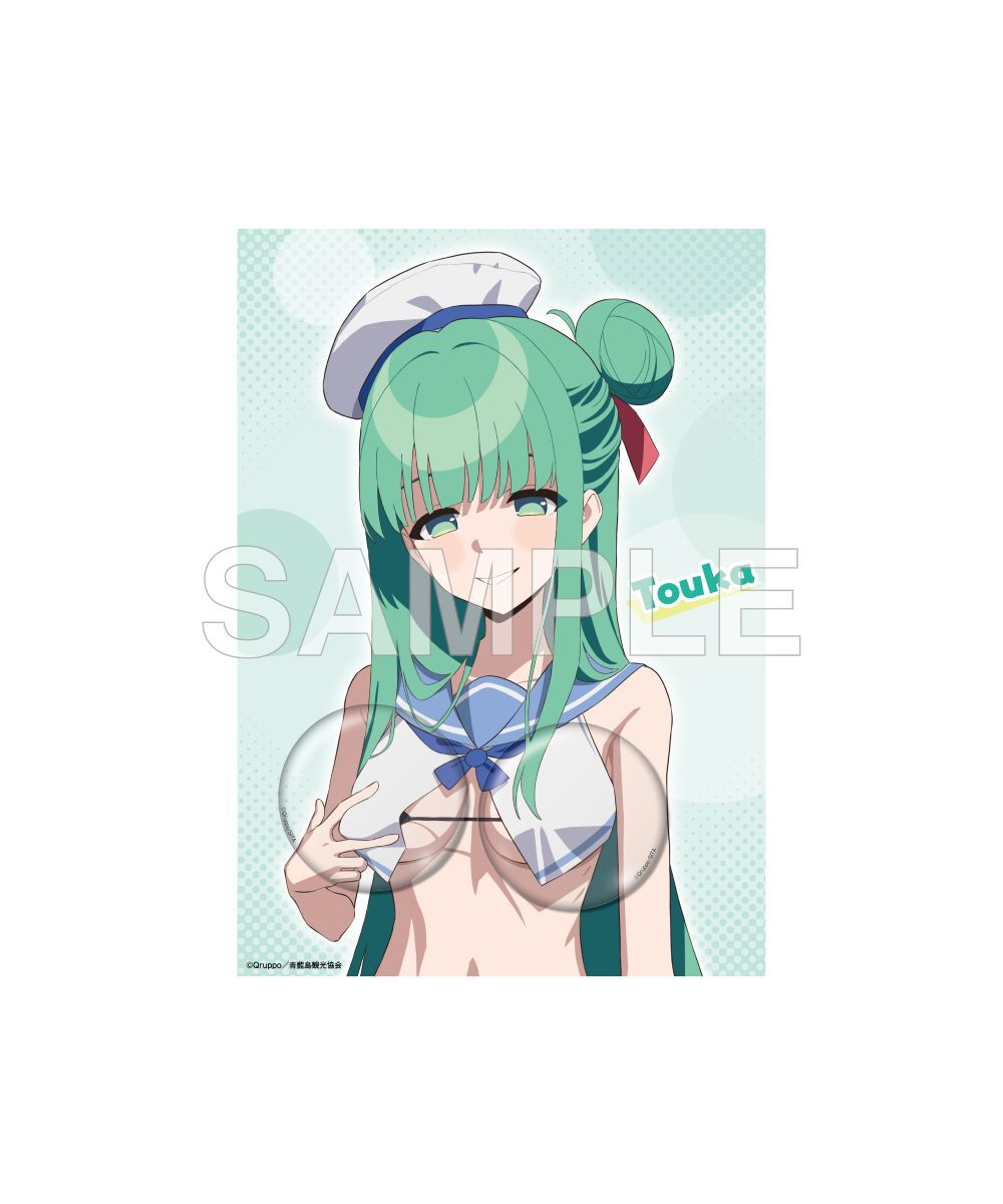 預購-「NUKITASHI 住在拔作島上的我該如何是好？」胸前徽章 海軍風水手泳裝ver. 冷泉院桐香【日本進口精品】