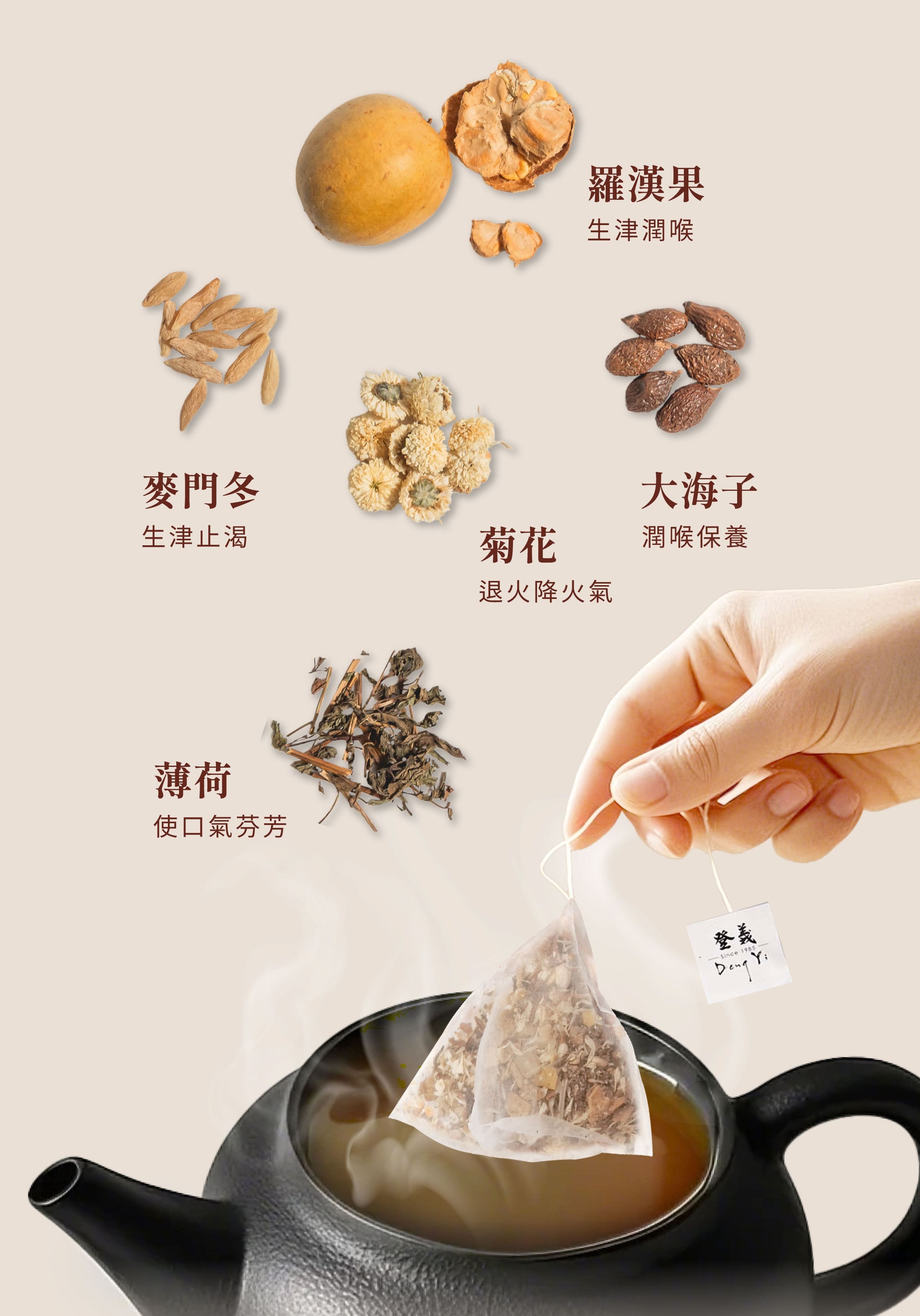 登義響聲茶原料