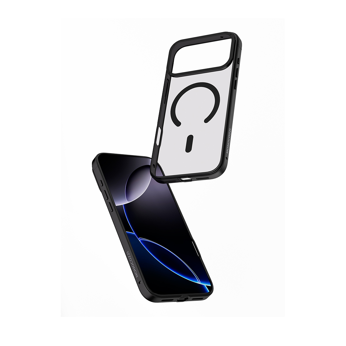 for iPhone 17 Pro| ARMOUR | Magnetic Charging Compatible Shockproof Alumium Frame Case