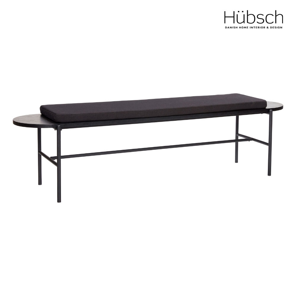 Hübsch-北歐風海綿墊長凳長椅凳