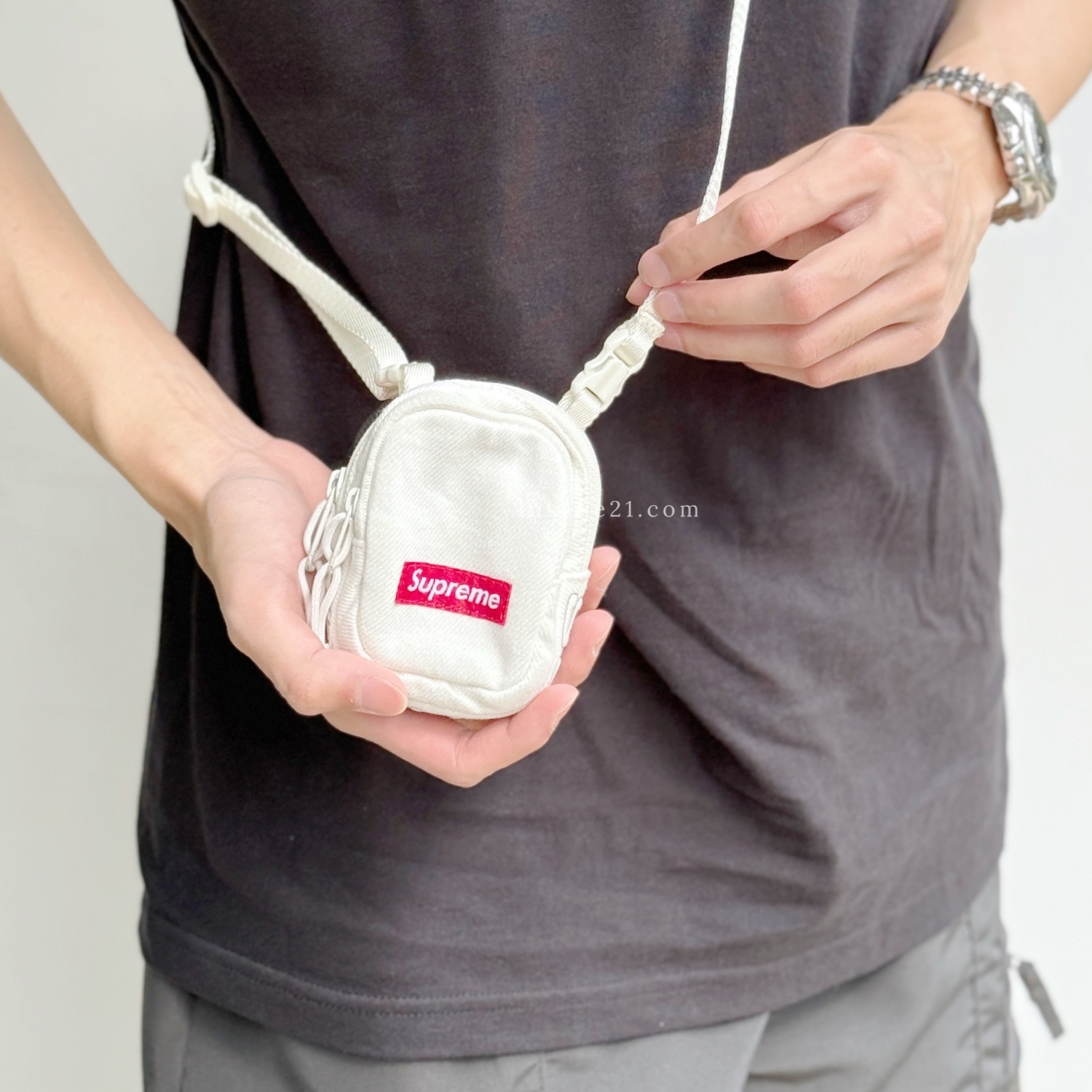 SUPREME DENIM MINI UTILITY BAG 迷你單寧小方包 單肩包 斜背包