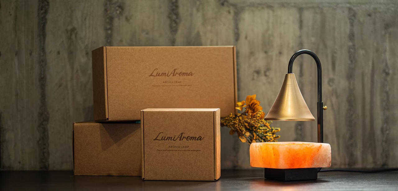 LumiAroma 光氛流域-擴香玫瑰鹽燈,純天然的玫瑰鹽礦與天然手工擴香蠟的完美結合。