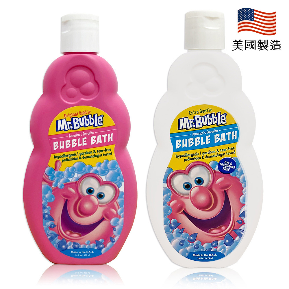 【美國泡泡先生 Mr.Bubble】泡泡浴 16oz(原味 / 無香精)