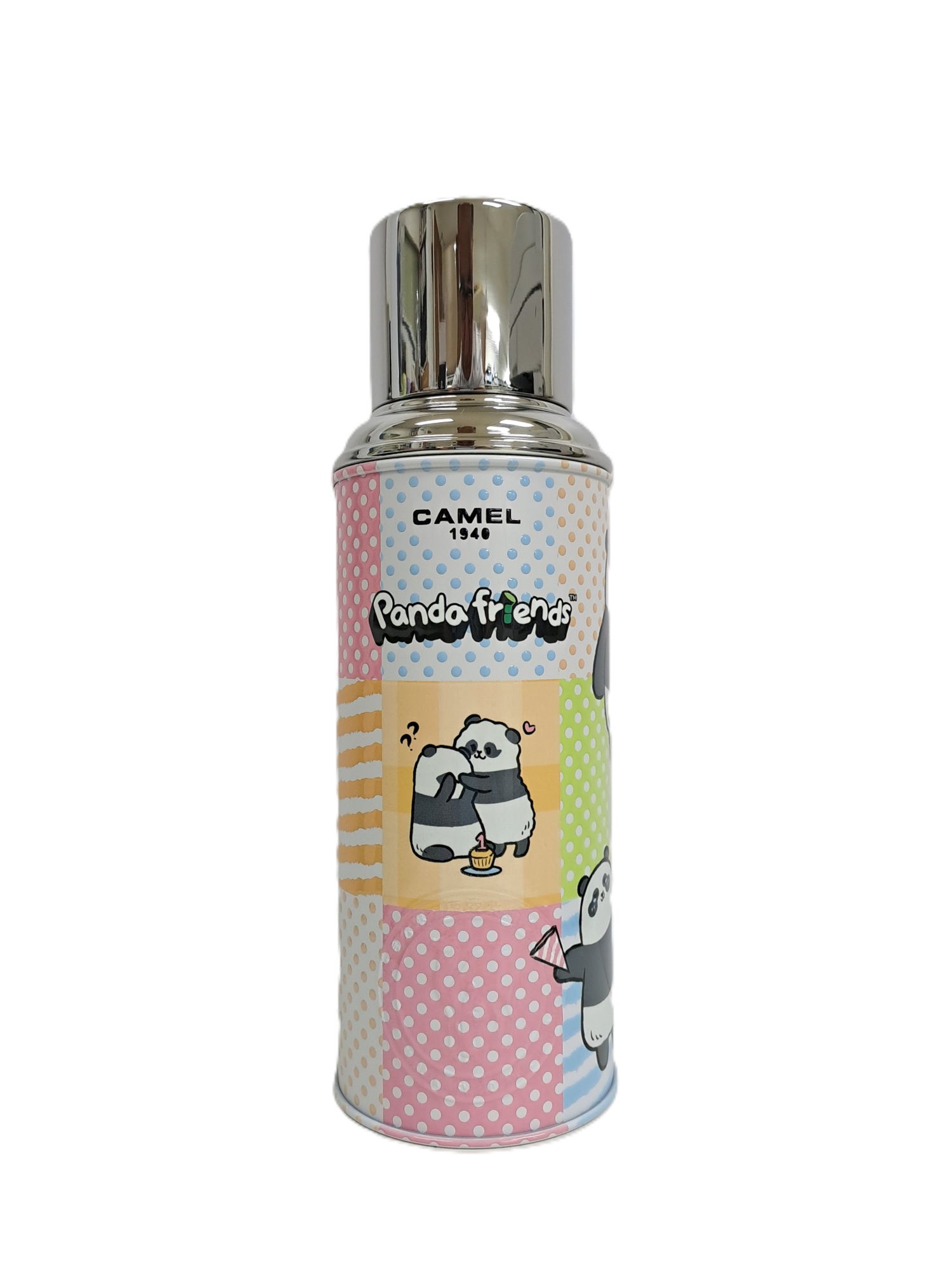 【會員額外九折】Camel 駱駝牌 -  116 海洋公園熊貓保溫壺系列 雙層真空玻璃膽保溫壺 450ml - A款