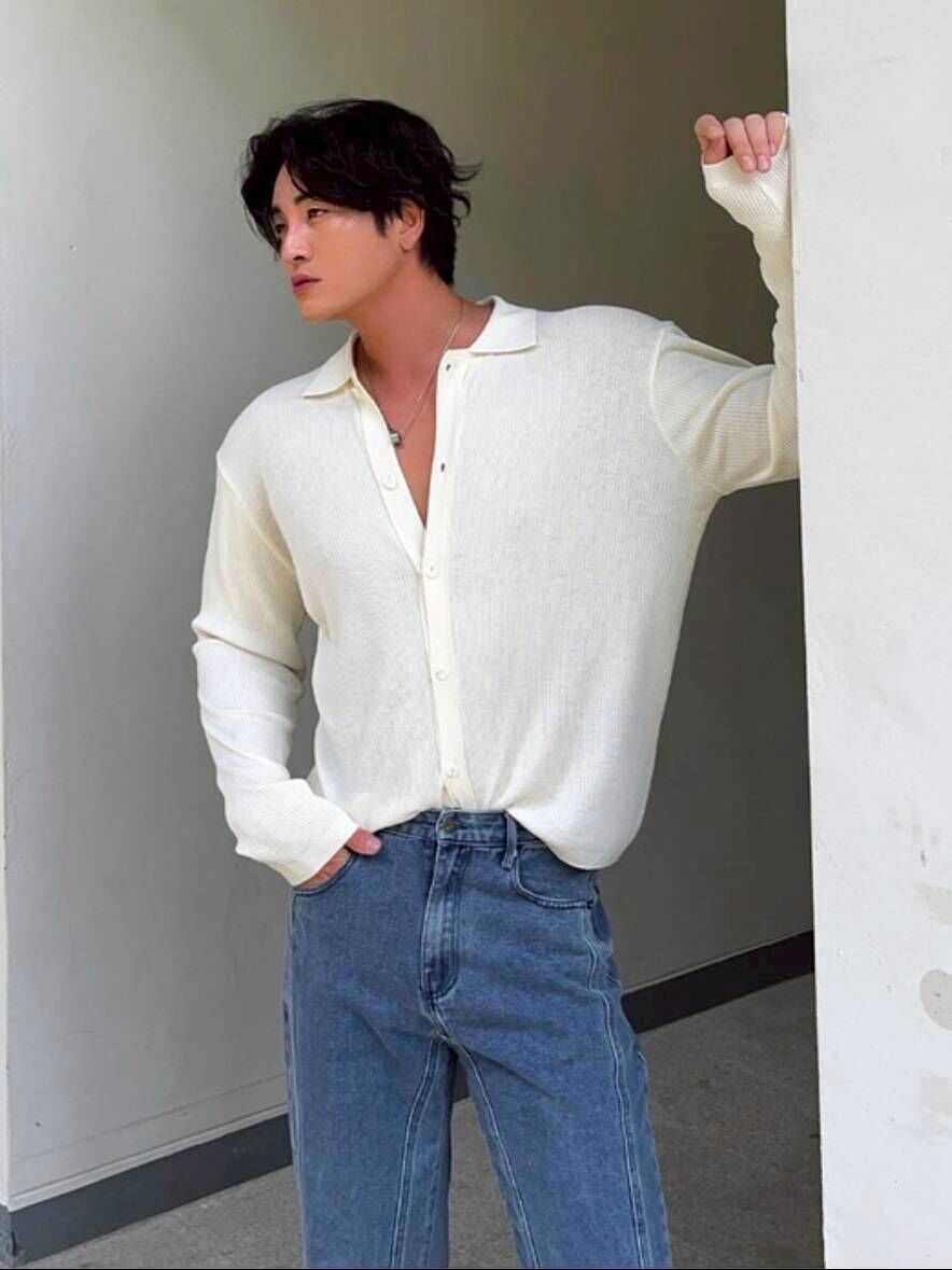 康蒂領子開襟衫