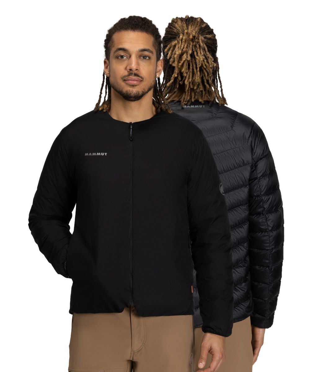 Mammut / 城市風 / Seon IN Cardigan 亞洲版 男款 / 深沼澤綠/日出橙、黑 (M101300653)