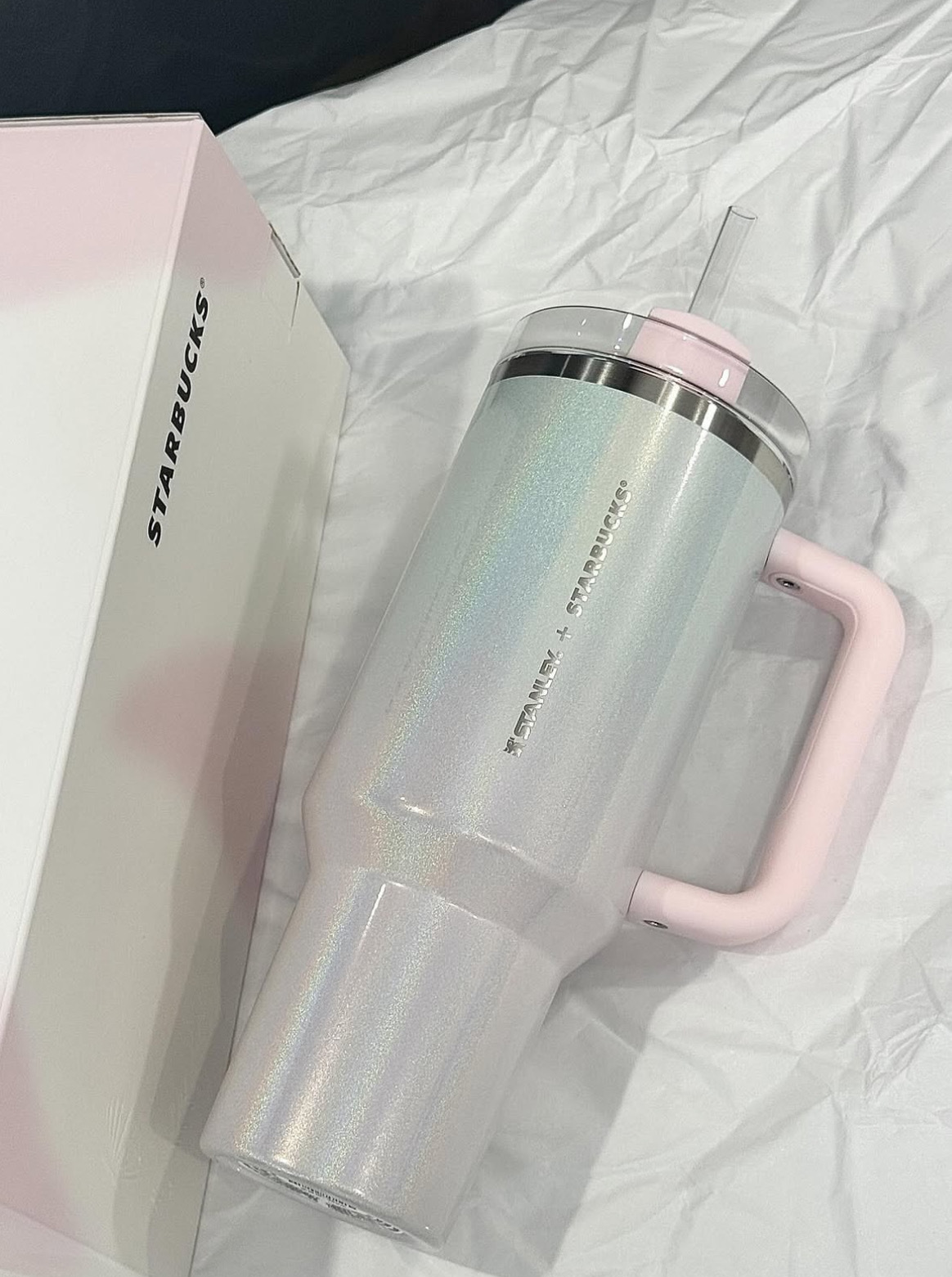 （現貨）星巴克 X Stanley 漸變珠光吸管杯