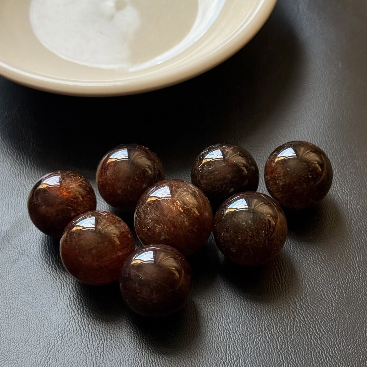 [原石] 滿盆 黑金超七 水晶球