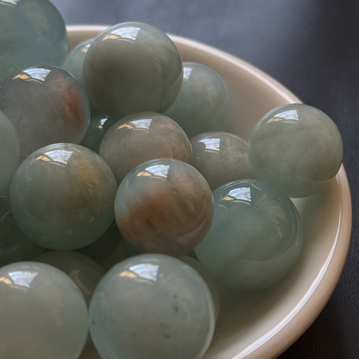 [原石] 海藍寶 水晶球 三種尺寸