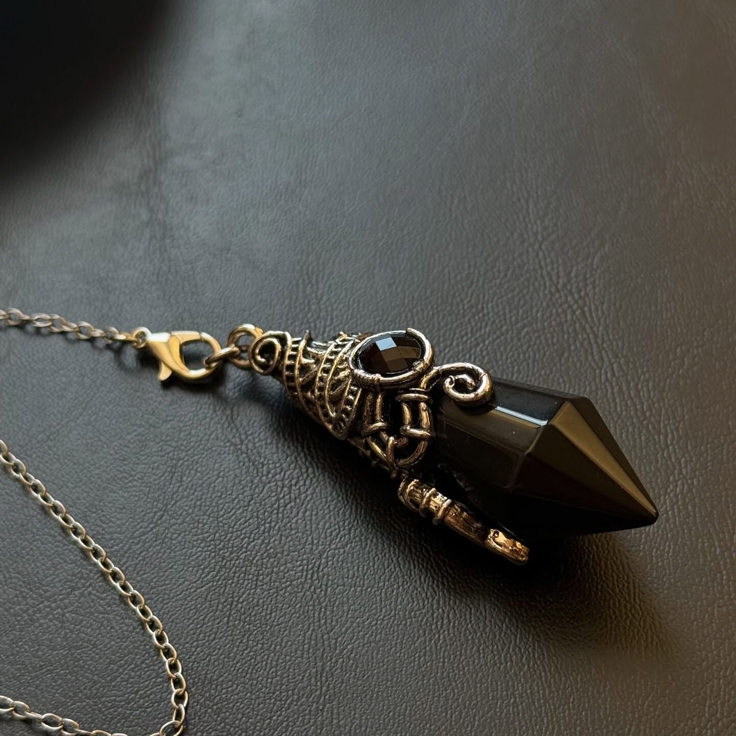 [原石] 黑曜石 水晶靈擺