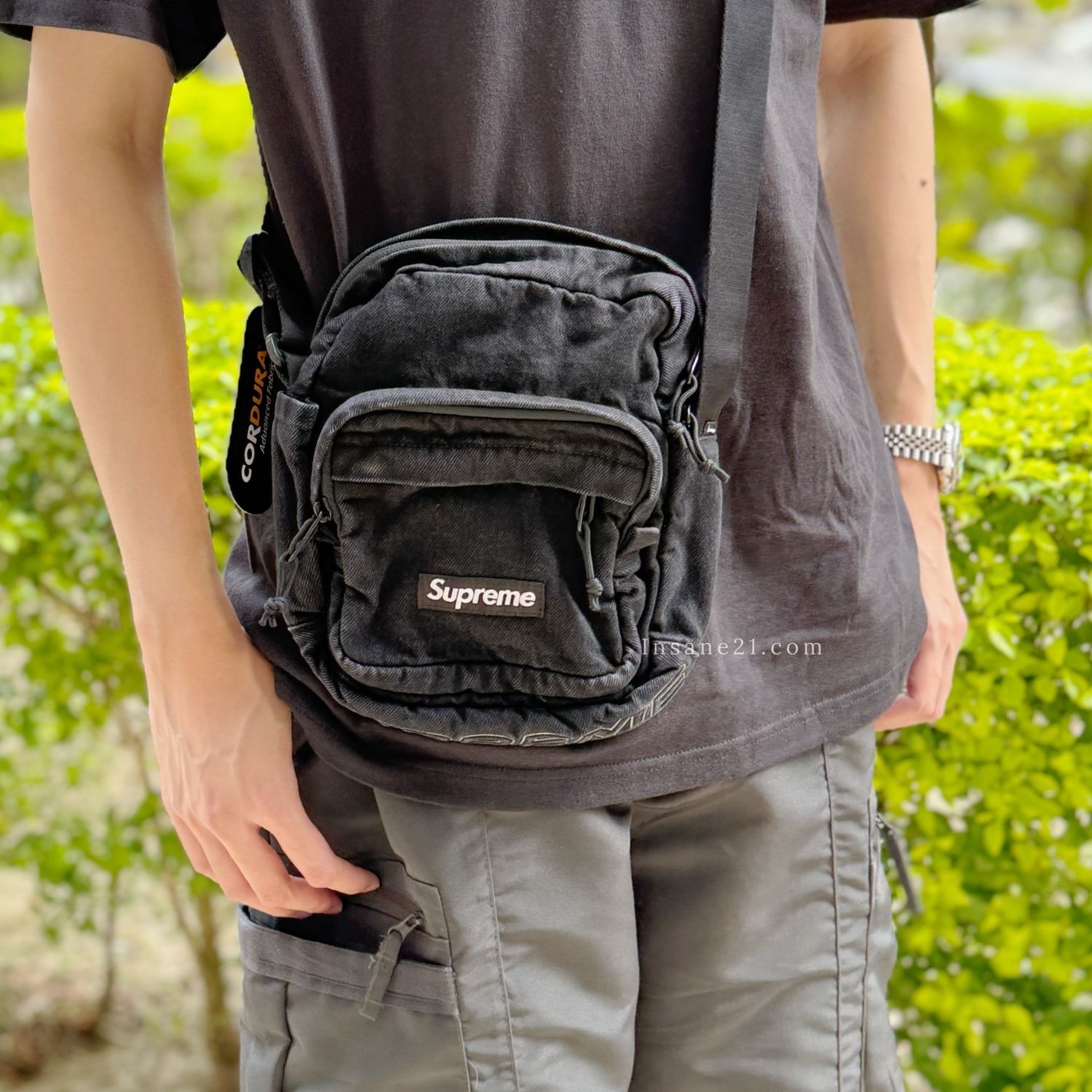 SUPREME DENIM SHOULDER BAG 單寧斜背包 單肩包 方包