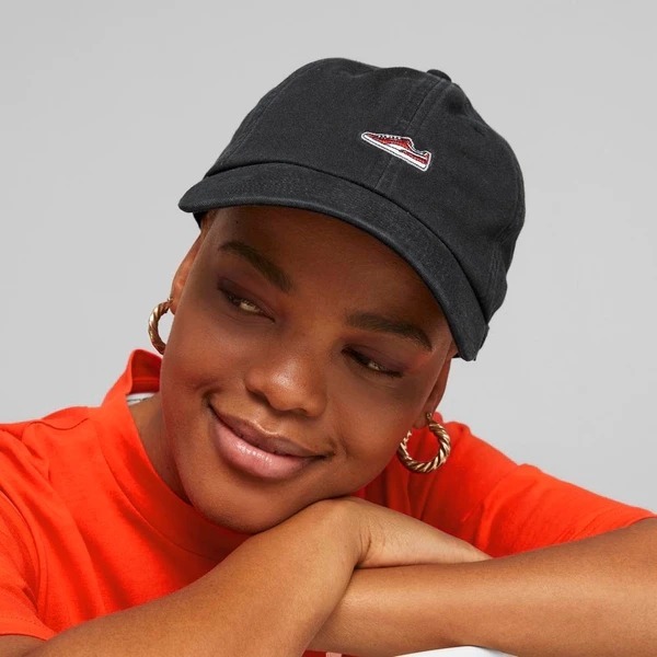 PUMA 帽子 流行系列 黑 LOGO 老帽 棒球帽 02460501