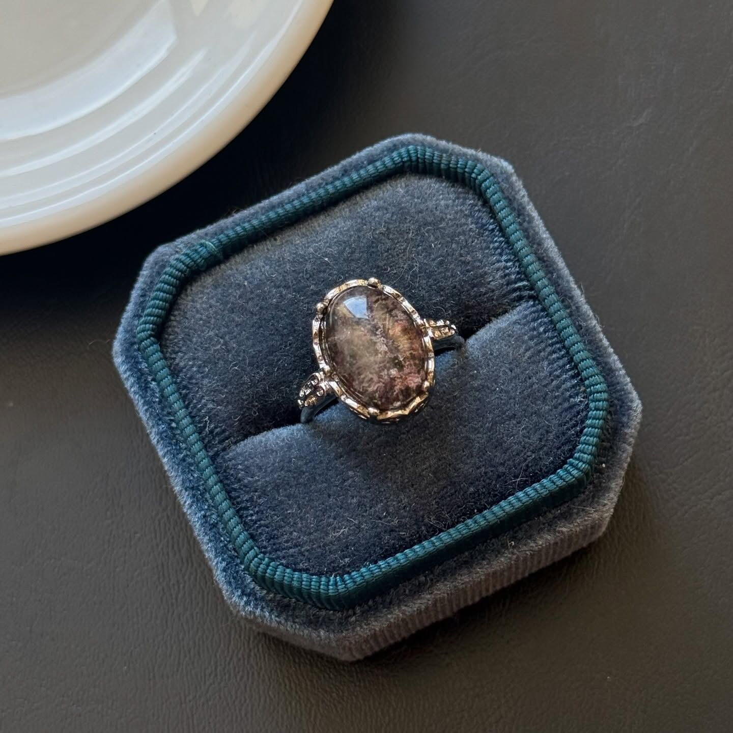 [原石] 花園幽靈水晶 戒指