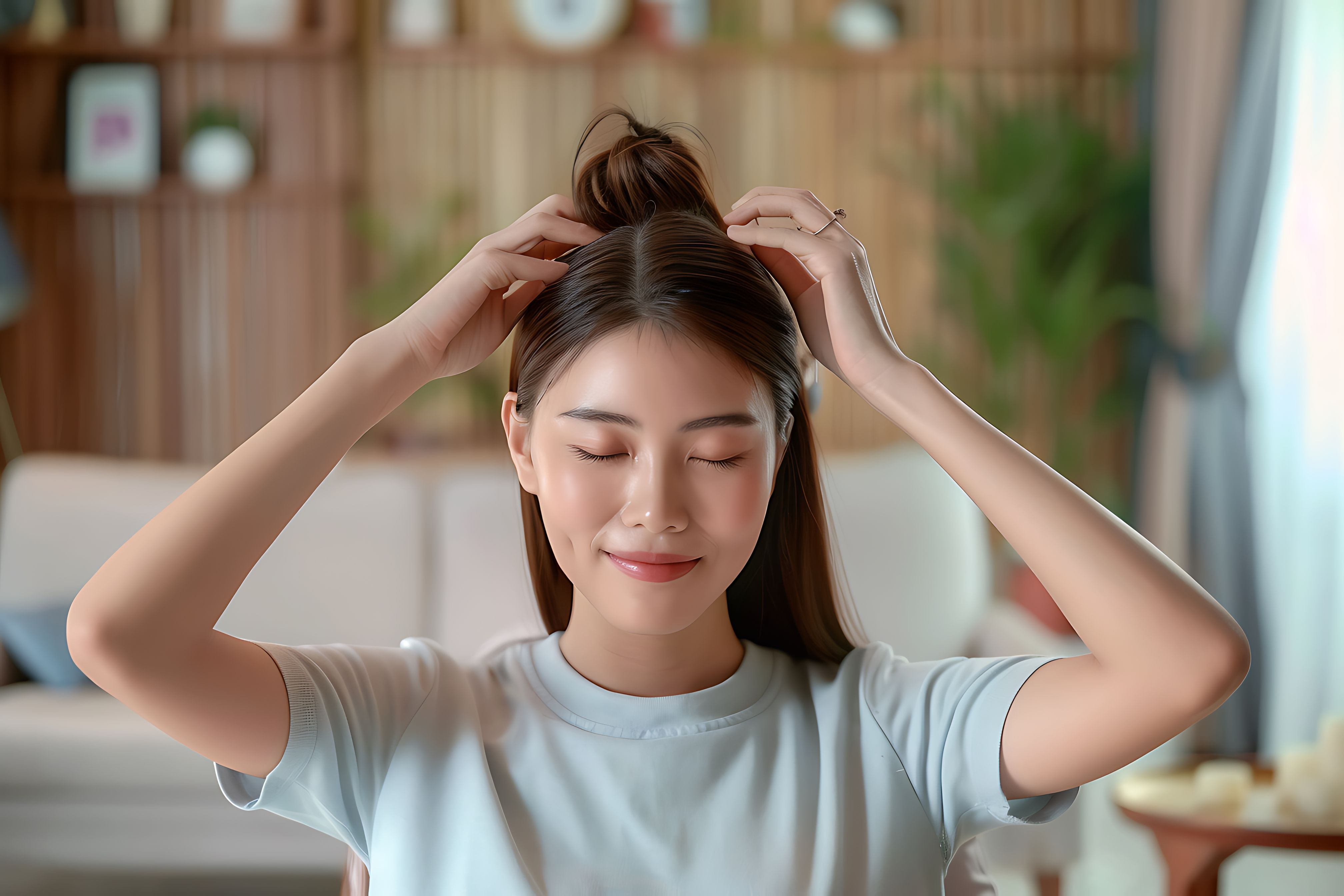 讓頭髮更加滑順、不易產生靜電且更容易梳理;同時頭皮也能感受到溫和的保濕與舒適鎮靜。