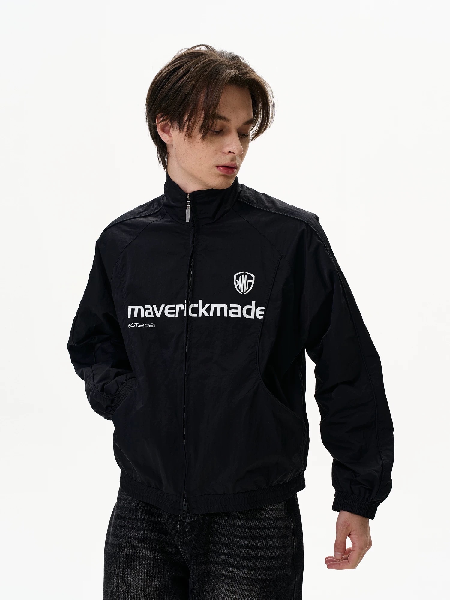 SIMPLEACTIOM 復古立領設計感外套