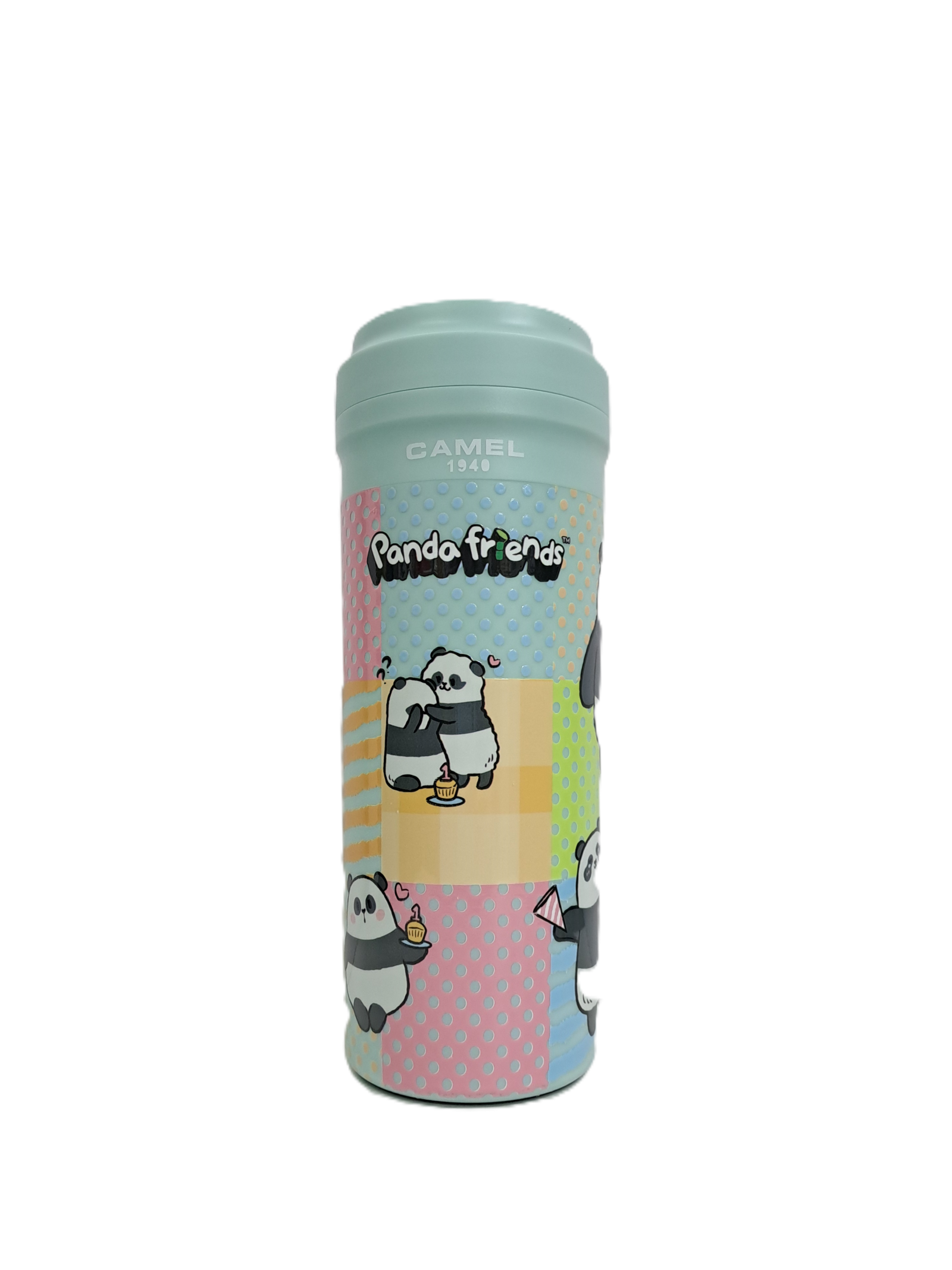 【會員額外九折】Camel 駱駝牌 - CUPPA35 海洋公園熊貓系列 玻璃內膽真空保溫杯 350ml - A款