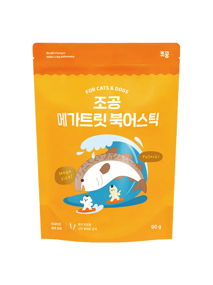 韓國朝貢 - 海鮮鱈魚條凍乾 90g