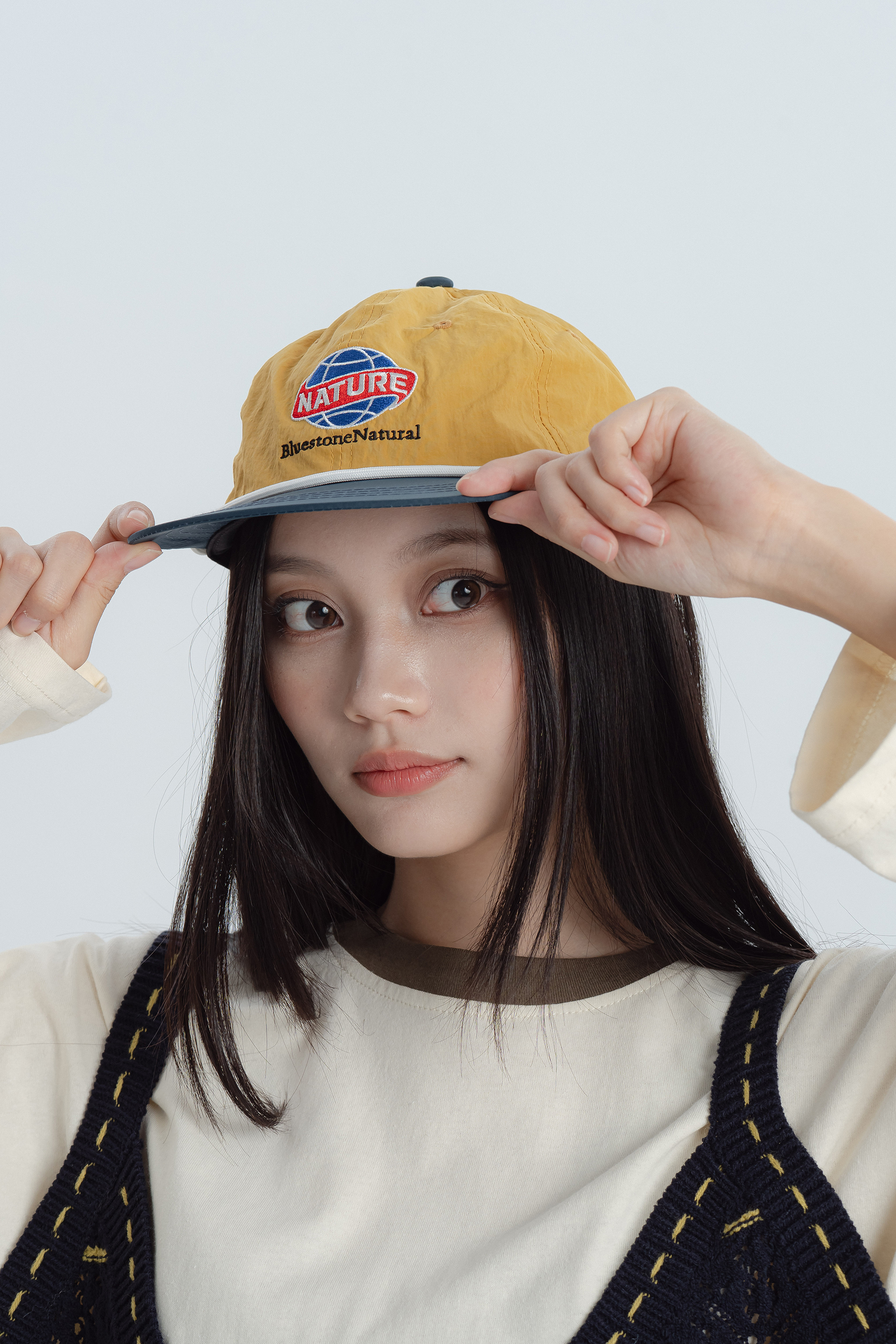 |韓國Korea|美式復古撞色鴨舌帽 3色