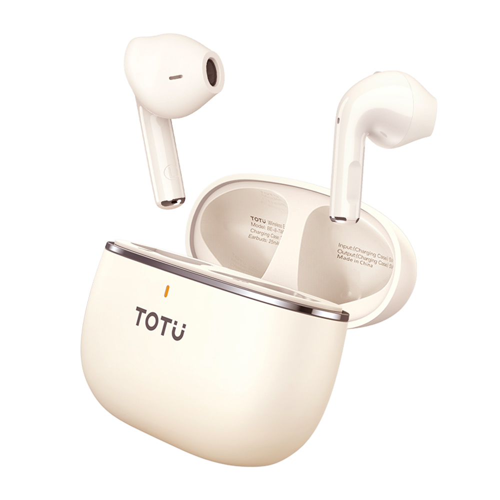 TOTU 拓途 真無線藍芽耳機 藍牙 V5.4 液態矽膠月牙耳帽/長續航/觸控 MoonGem系列