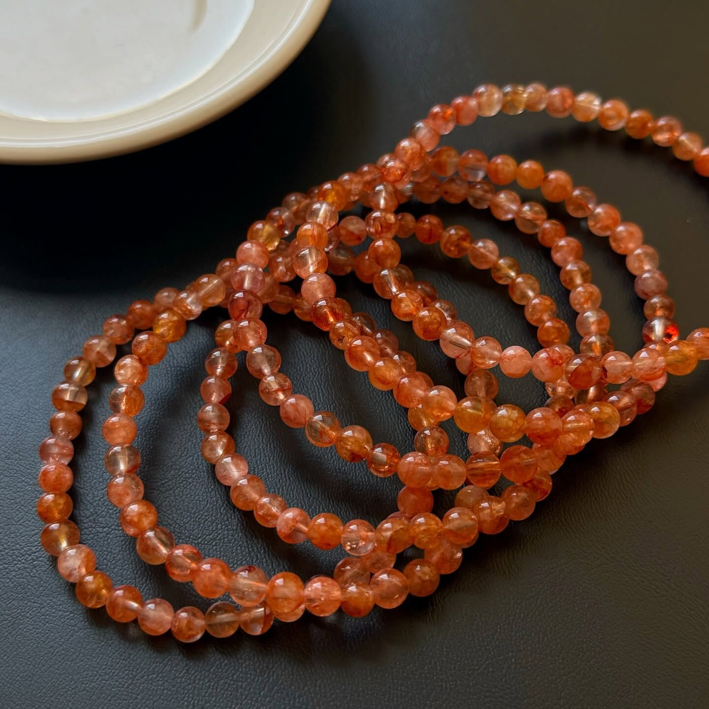 [原石] 紅膠花石英 水晶手串