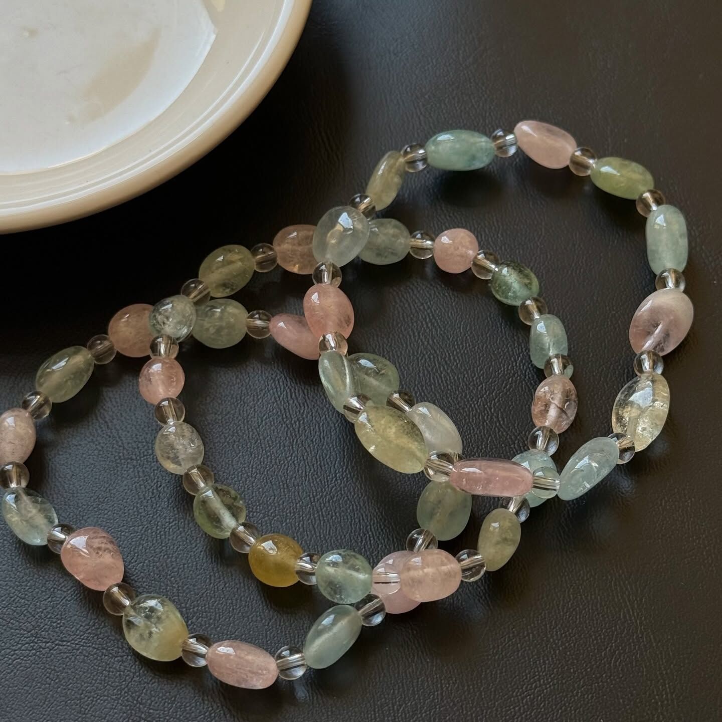 [原石] 摩根石 水晶手串