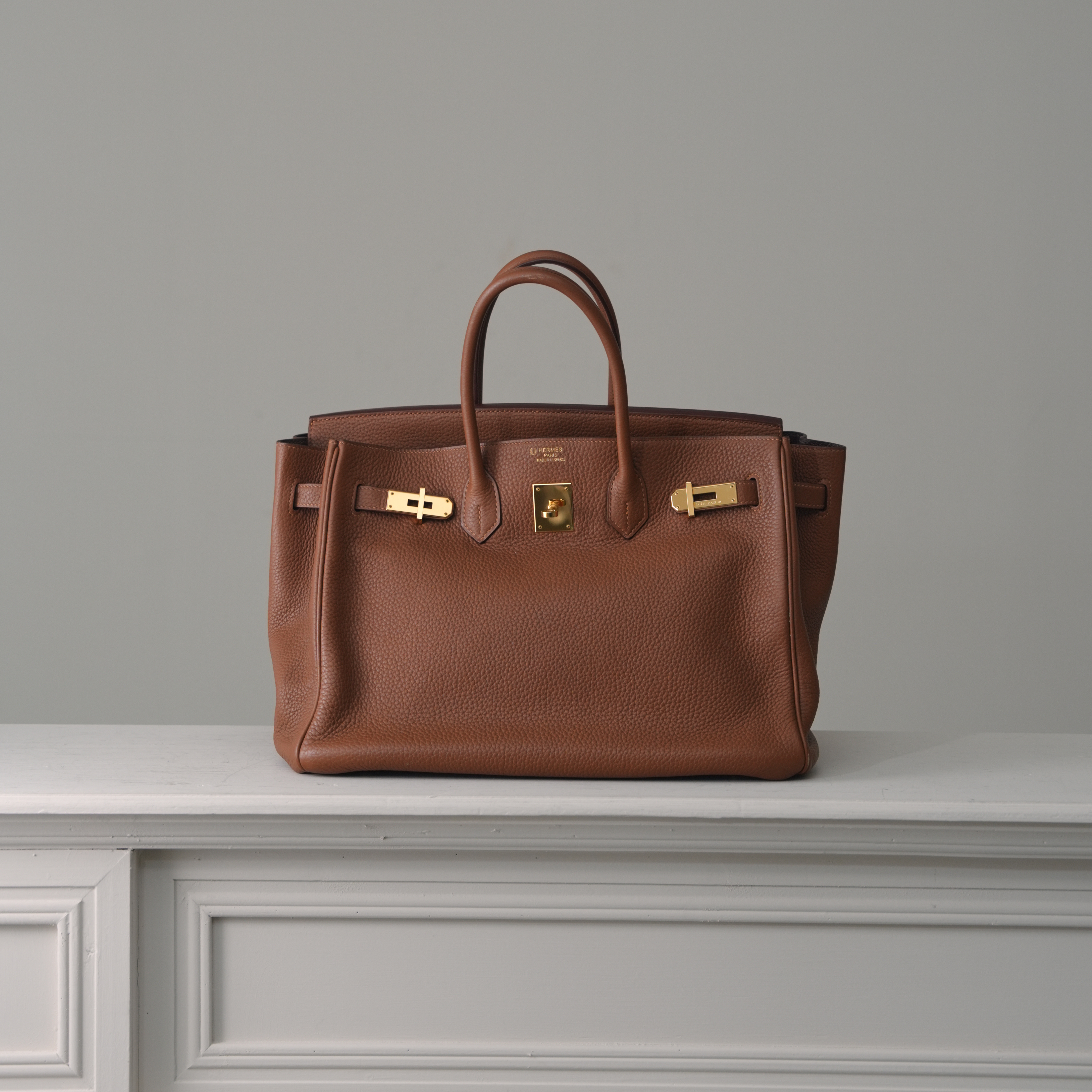 HERMES  Birkin35 金棕金扣