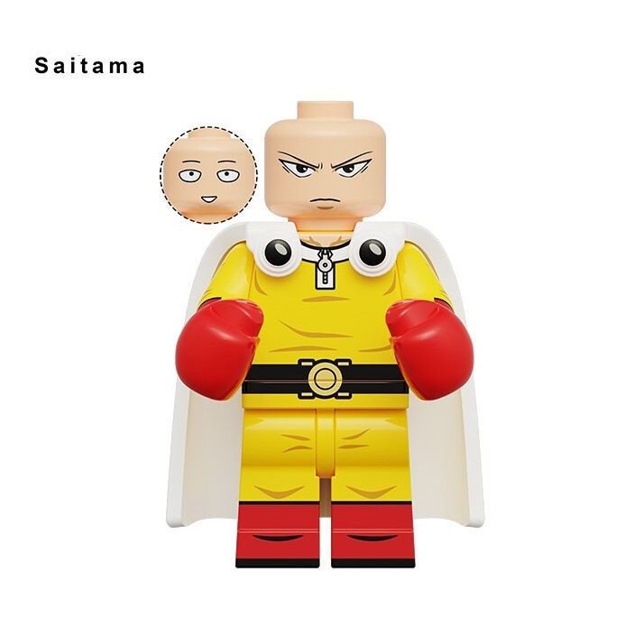 One Punch Man Saitama Custom Minifigures Minifigs Fit Lego KDL841 K2265