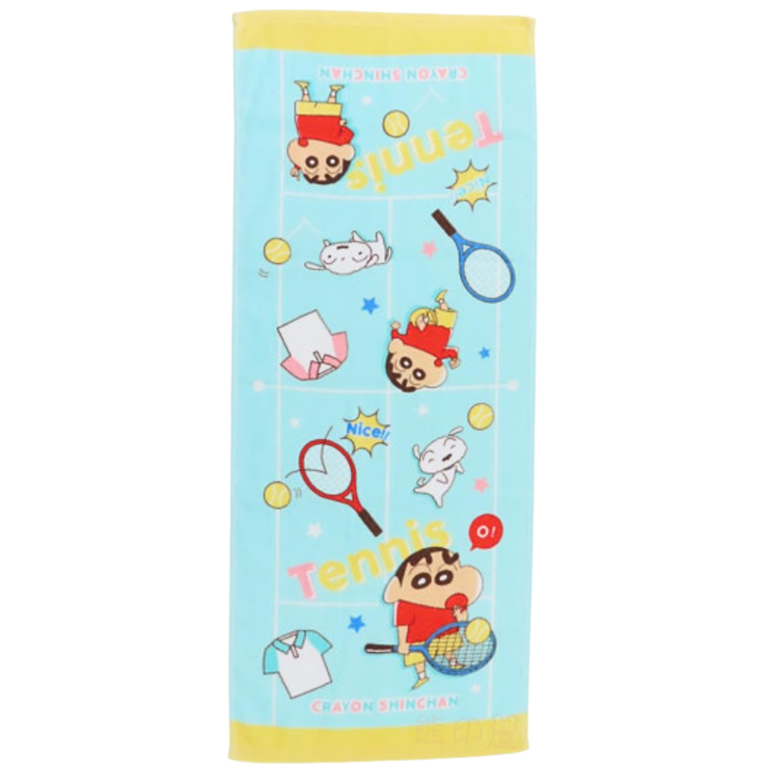 蠟筆小新網球俱樂部款長毛巾