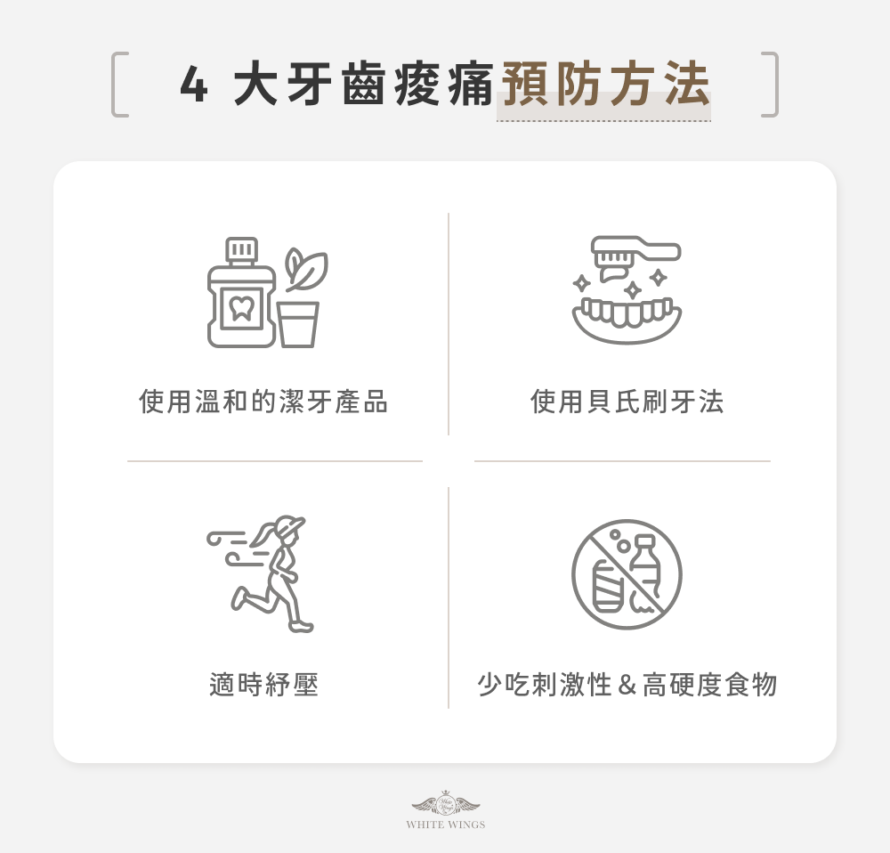 4 大牙齒痠痛預防方法