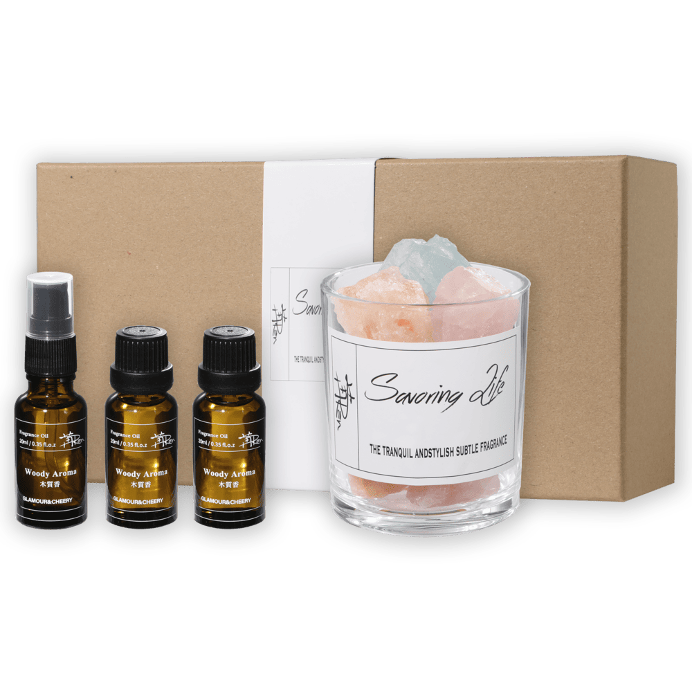 【信大】植萃香氛精油擴香晶石套組