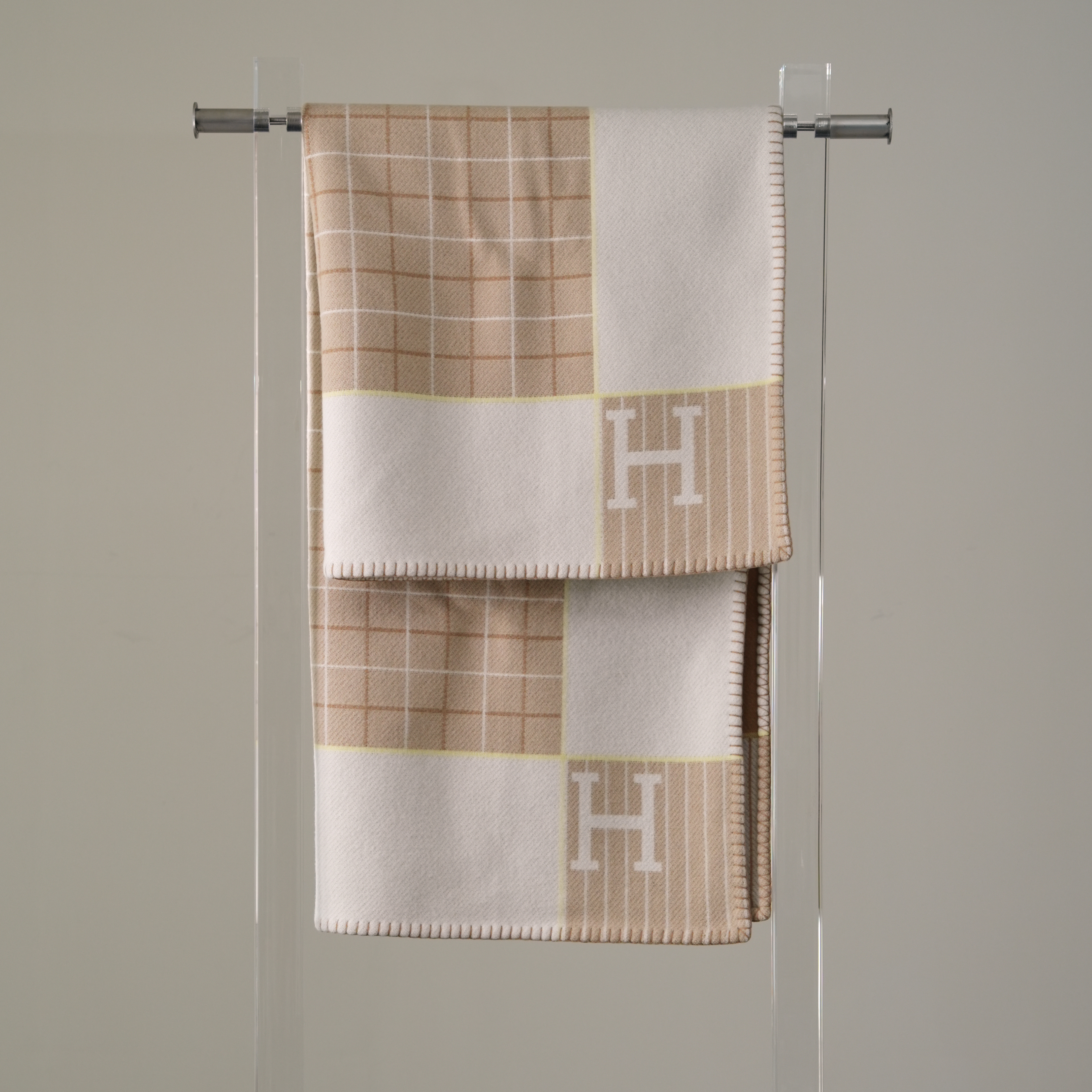 Hermes 棕色寶寶毯