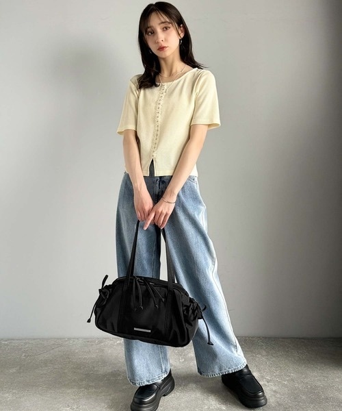 classicalelf / Ribbon Boston Bag